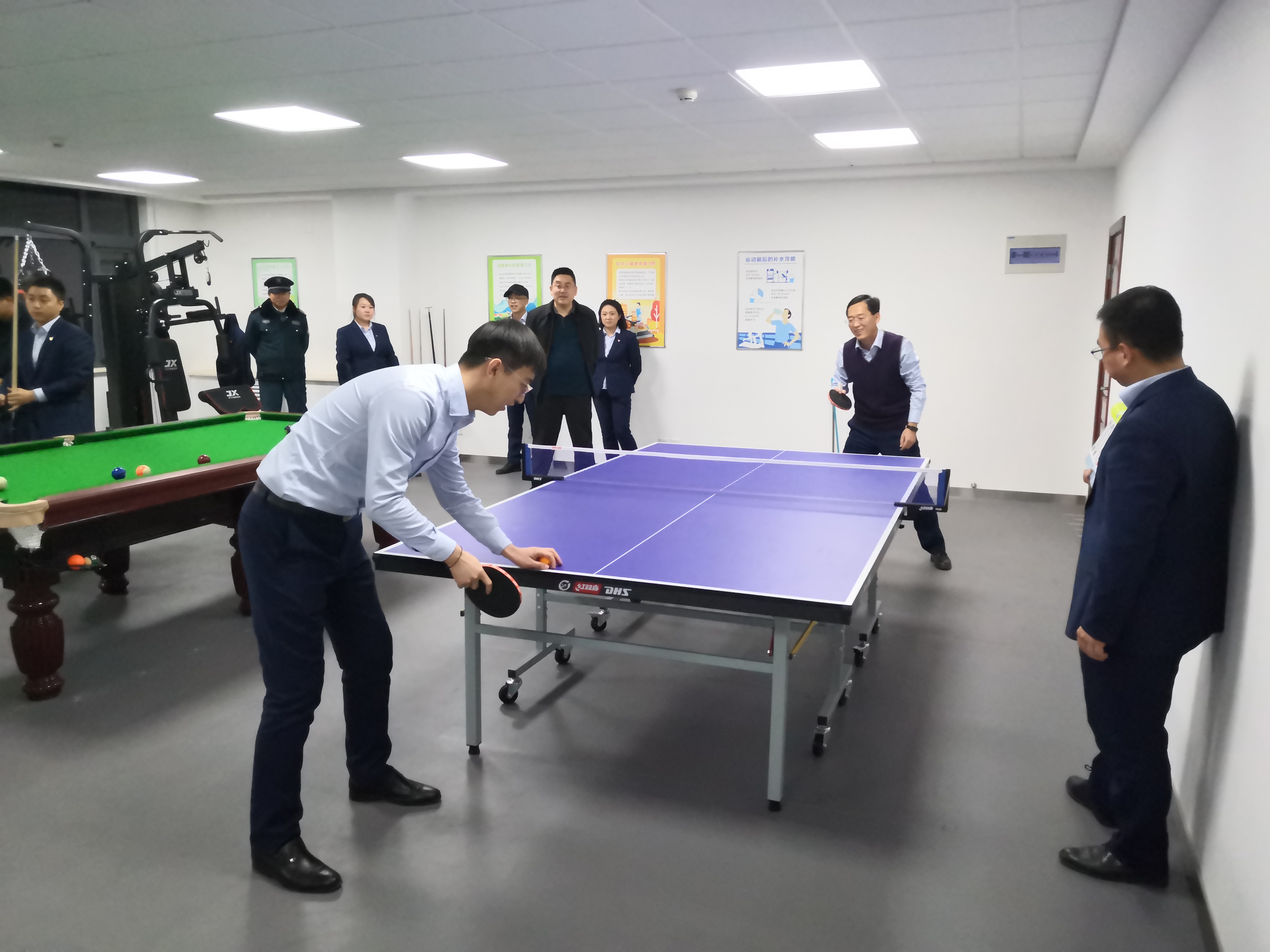 泓源公司舉辦“慶元旦、迎新春”職工乒乓球臺球比賽(圖4)